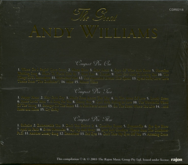 The Great Andy Williams (3-CD)