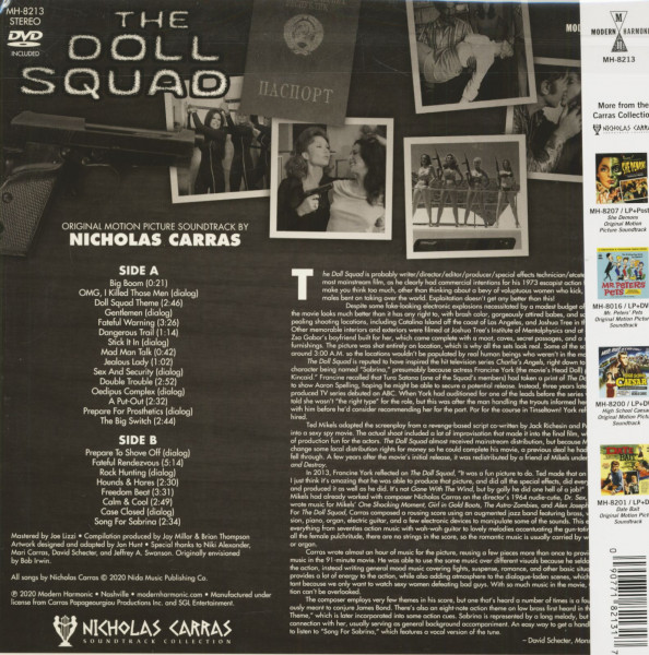 The Doll Squad - Soundtrack (LP & DVD, Colored Vinyl)