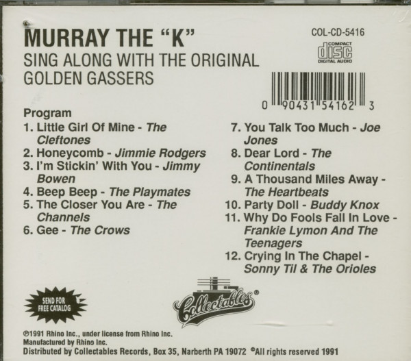 Murray The 'K' (CD)