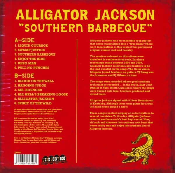 Southern Barbeque (LP, Colored Vinyl, Ltd.)