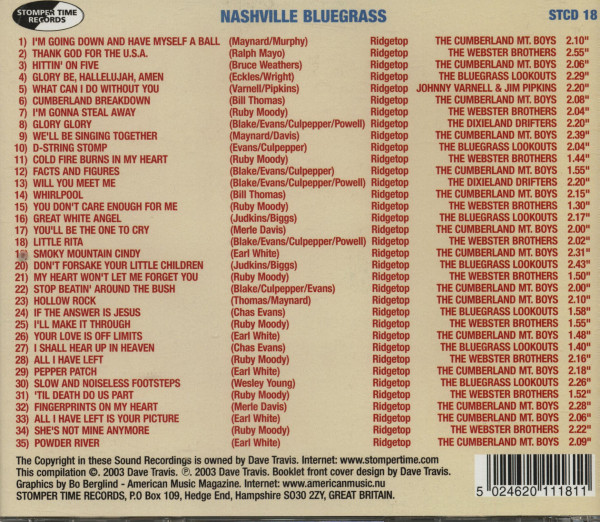 Nashville Bluegrass (CD)