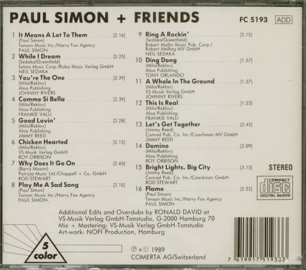 Paul Simon And Friends (CD)