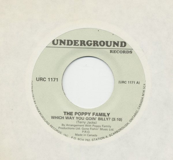Which Way You Goin' Billy? - Thant's Where I Went Wrong (7inch, 45rpm) Which Way You Goin' Billy? - Thant's Where I Went Wrong (7inch, 45rpm)