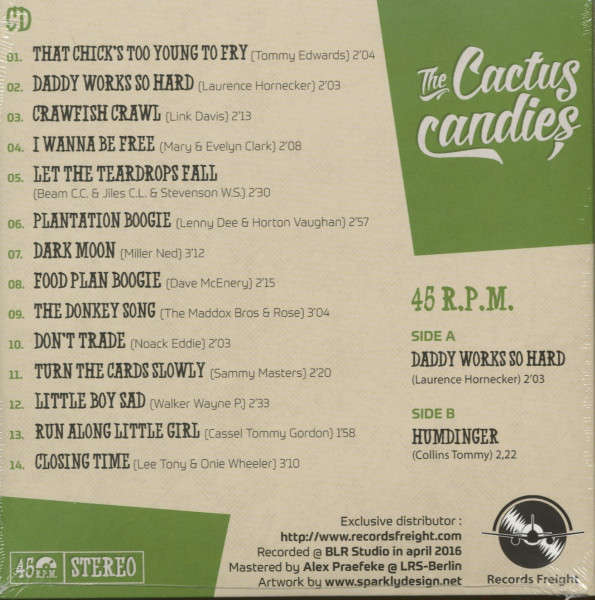 Daddy Works So Hard (CD & 7inch, 45rpm)