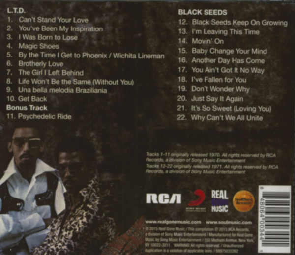L.T.D. - Black Seeds (CD)