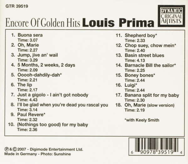 Encore Of Golden Hits (CD)