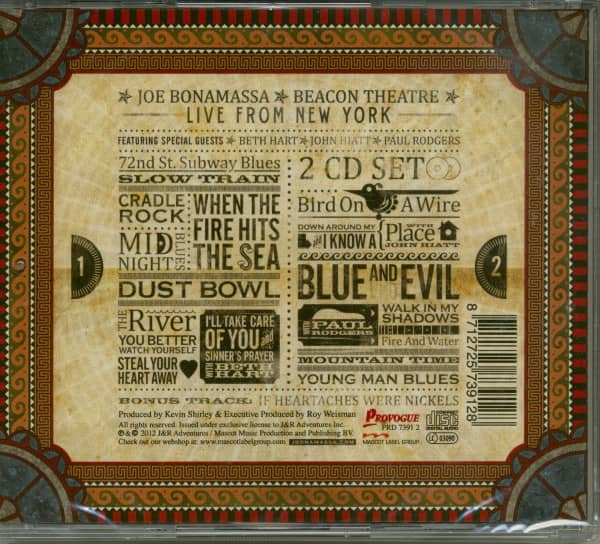 Beacon Theatre: Live From New York 2-CD