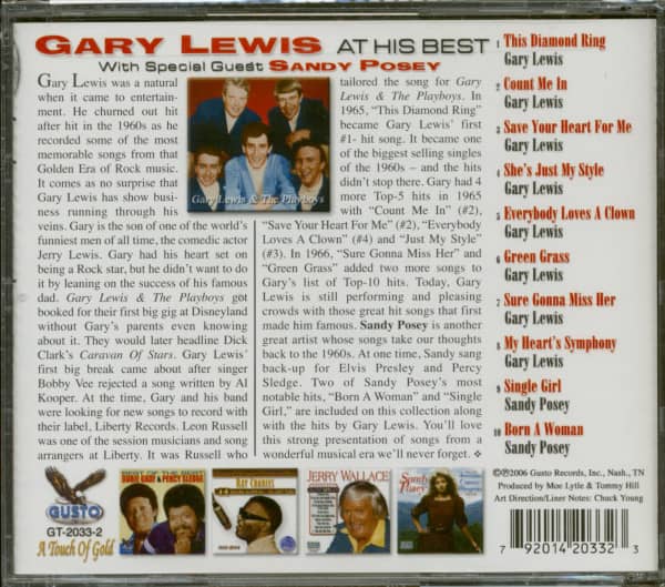 At His Best - With Sandy Posey (CD)