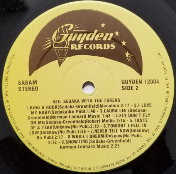 Neil Sedaka With The Tokens (LP)