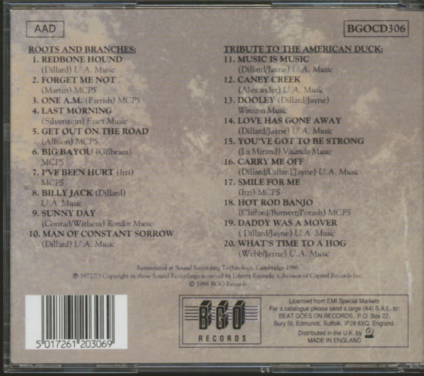 Roots And Branches - Tribute To The American Duck (CD)