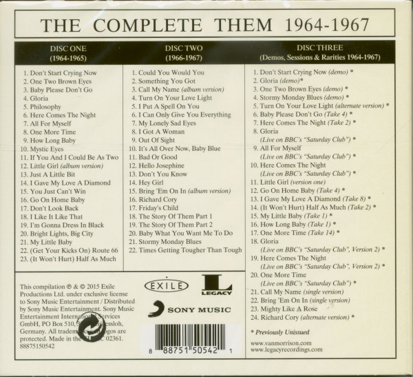 Complete Them 1964-1967 (3-CD)