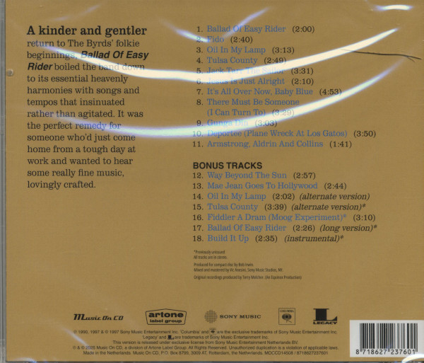 Ballad Of Easy Rider (CD)