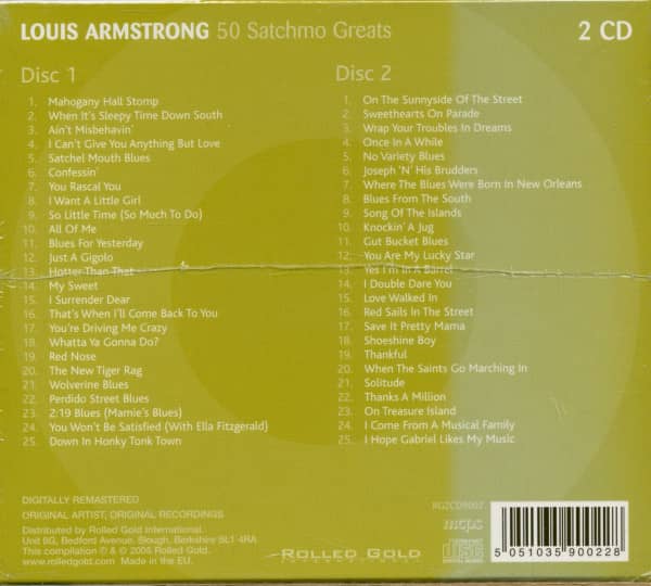 50 Satchmo Greats (2-CD)