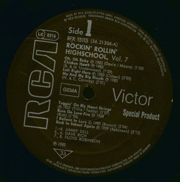 Rockin Rollin' Highschool Vol. 7 (LP)
