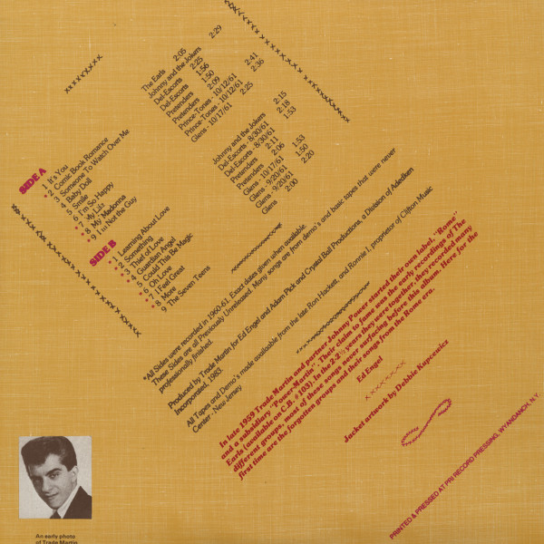 There's No Place Like Home - The Best Of Rome Records 1960-61 (LP)