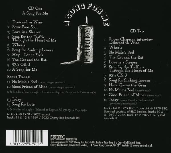 A Song For Me (2-CD)