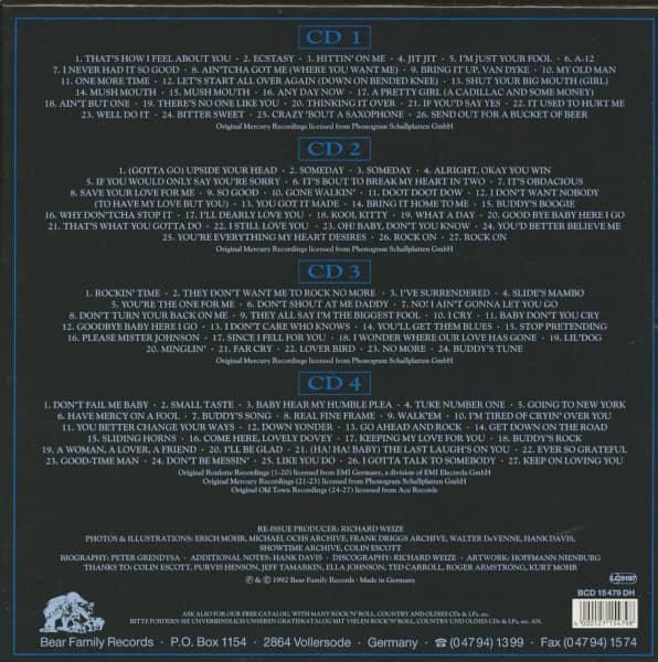 1953-1964 (4-CD Deluxe Box Set)
