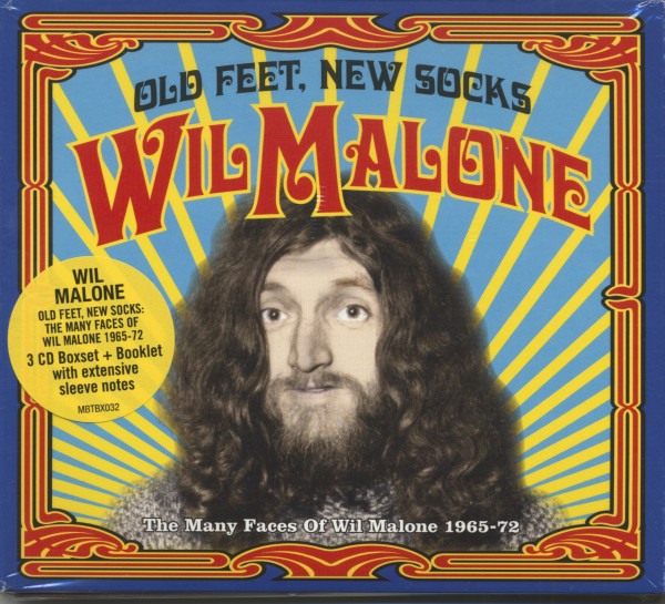 Old Feet, New Socks - The Many Faces Of Wil Malone 1965-72 (3-CD Boxset)