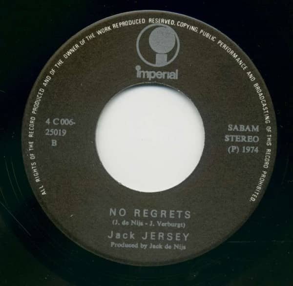 Pappa Was A Poor Man - No Regrets (7inch, 45rpm, PS)