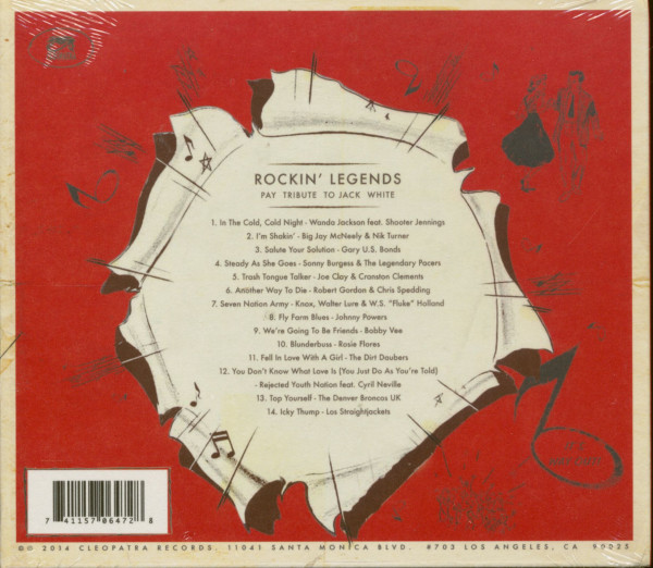 Rockin' Legends Pay Tribute to Jack White (CD)