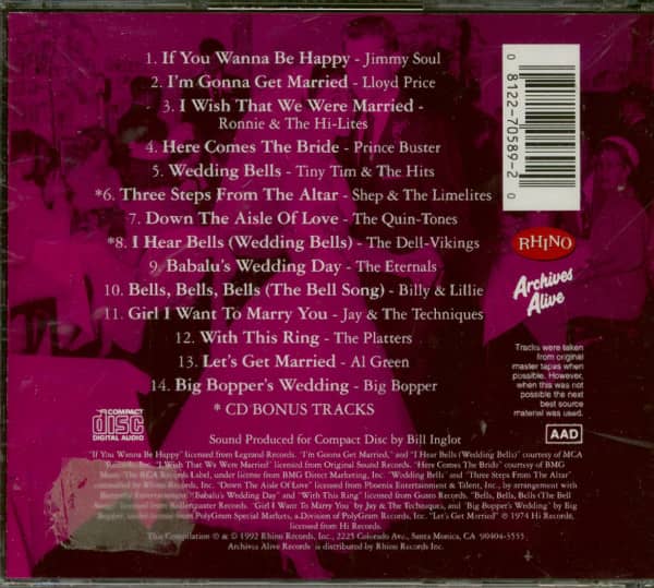 Rockin' & Rollin' Wedding Songs Vol.2 (CD)