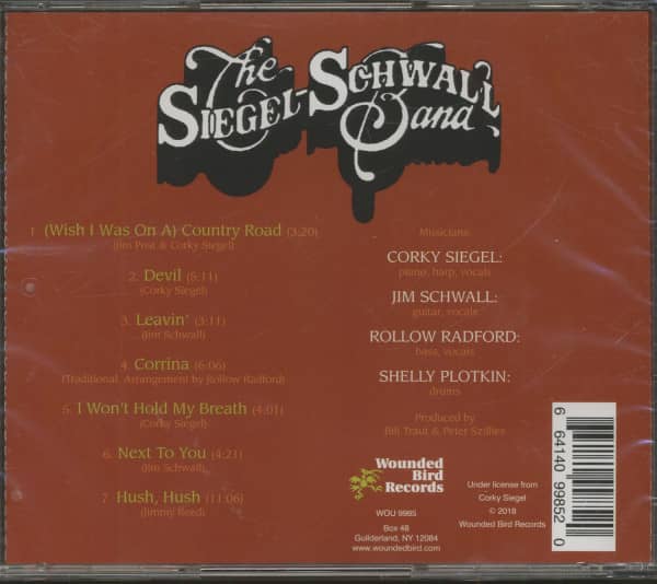 The Siegel-Schwall Band (CD)