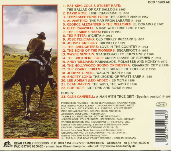From Alamo To El Dorado - Great Western, Movie & TV Soundtracks (CD)