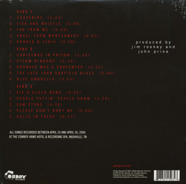 Souvenirs - Fifteen New Recordings Of Classic Songs (2-LP, 180g Vinyl, Ltd.)
