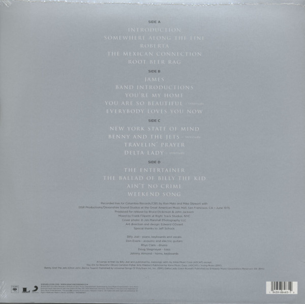 Live At The Great American Music Hall, 1975 (2-LP, Opaque Gray Vinyl, Limited Edition)