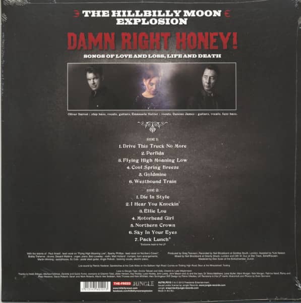 Damn Right Honey! Songs Of Love And Loss, Life And Death! (LP)