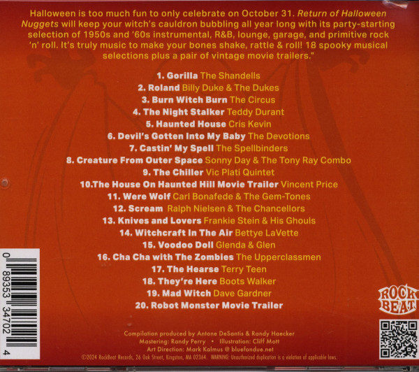 Return Of Halloween Nuggets (CD)