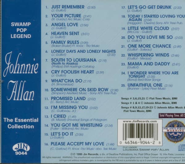 Swamp Pop Legend - The Essential Collection (CD)