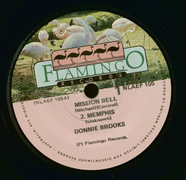 Donnie Brooks - Australian EP Series(7inch, 45rpm, SC, PS)
