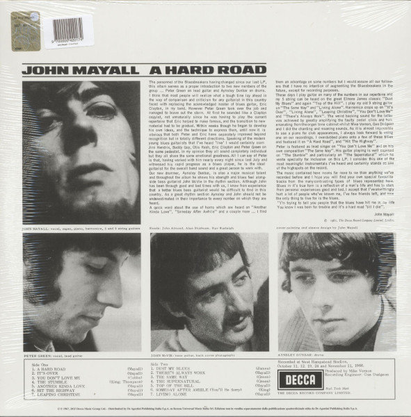 A Hard Road (LP, 180g Vinyl)