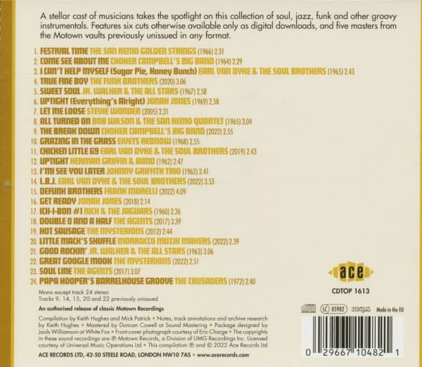 All Turned On! Motown Instrumentals 1960-1972 (CD)