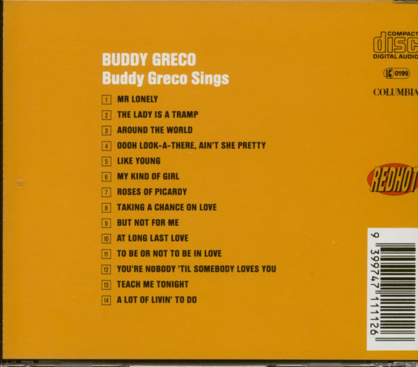 Buddy Greco Sings (CD)