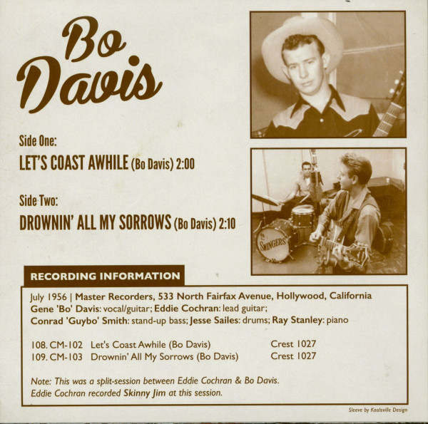 Let's Coast Awhile - Drownin' All My Sorrows (7inch, 45rpm)