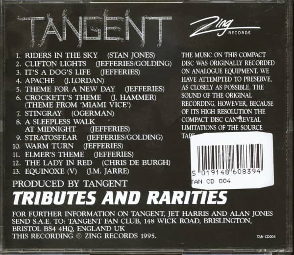 Tributes And Rarities (CD)