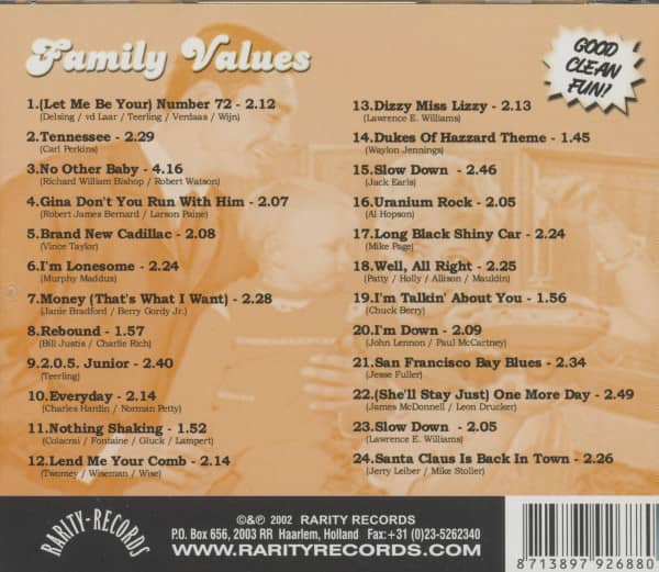 Family Values (CD)