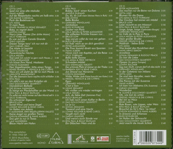 Die große Schlagerparade der frühen 50er Jahre (3-CD)