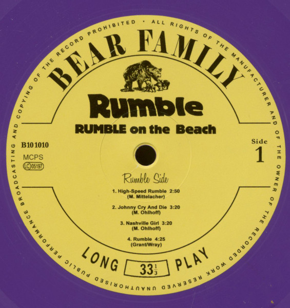 Rumble - Purple Vinyl (LP, 10inch, Ltd.)