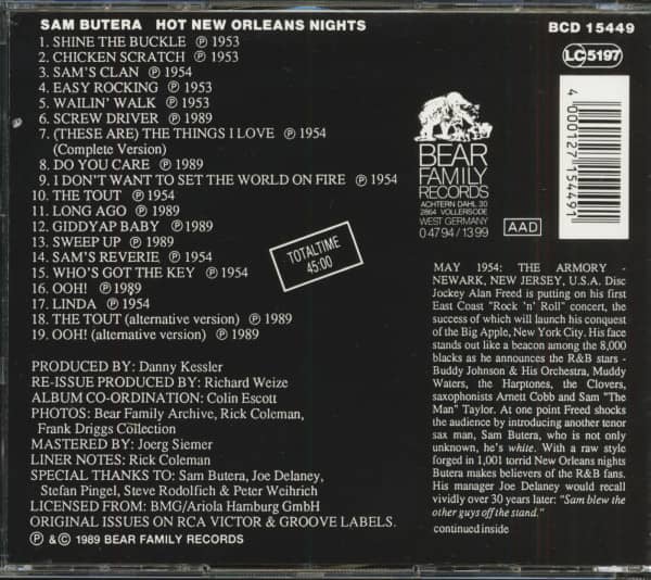 Hot New Orleans Nights (CD)