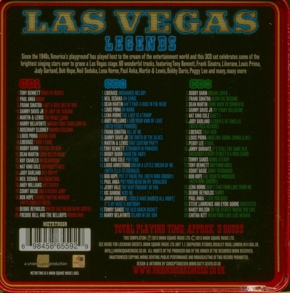 Las Vegas Legends (3-CD) Limited Metalbox Edition