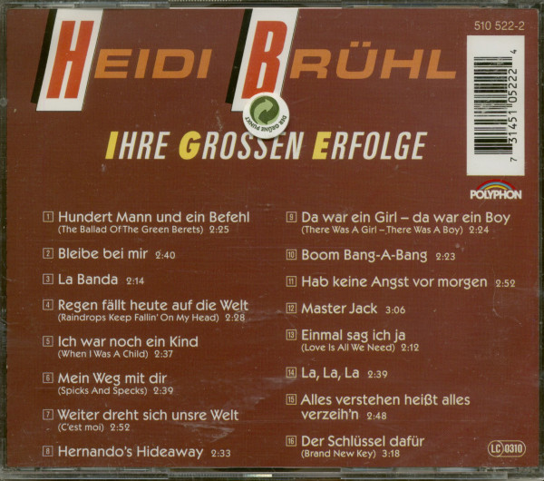 Ihre grossen Erfolge (CD)
