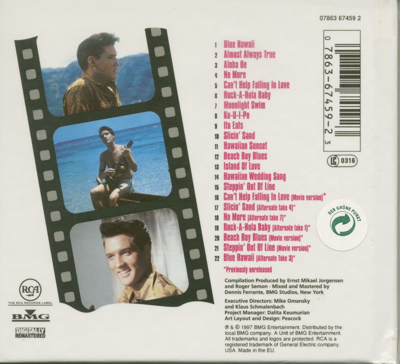 Elvis Presley CD Blue Hawaii (CD Special Deluxe Collector's Edition