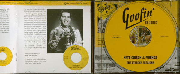 Nate Gibson & Friends - The Starday Session (CD)