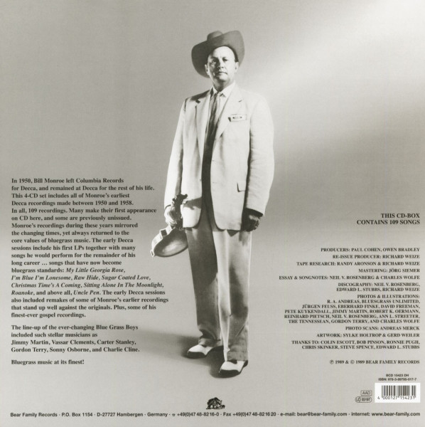 Blue Grass 1950-1958 (4-CD Deluxe Box Set)