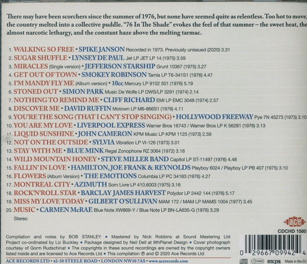 Bob Stanley Presents - 76 In The Shade (CD)