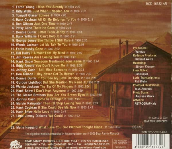 Songs Of Love, Loss And Longing (CD)