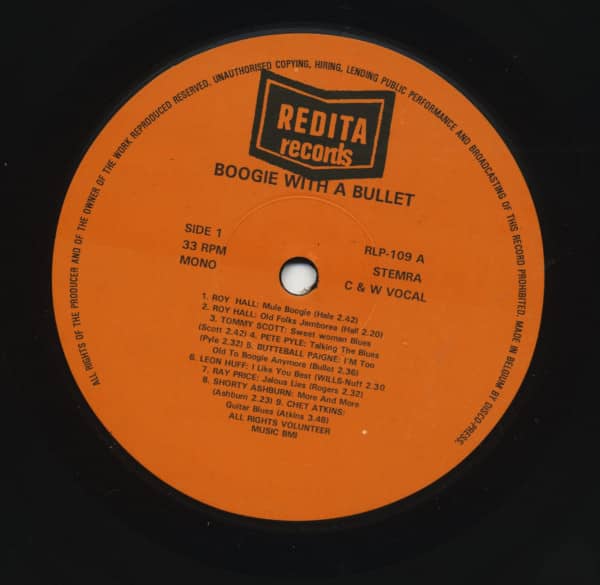 Nashville Country Rock Vol.1 - Boogie With A Bullet (LP)